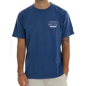 T-SHIRT PERSISTENT MOVEMENT BLU